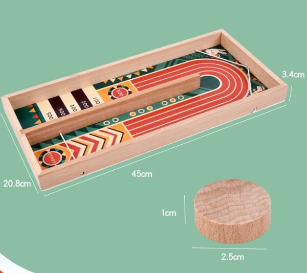 Wooden Toy Catapult Board Game For Children Bouncing Ball - Image 2