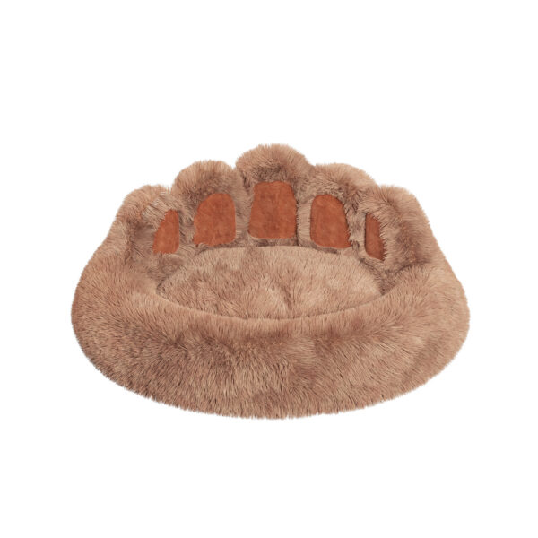 Cute Dog Bear Paw Shape Dog Bed, Dog Beds & Furniture For Small And Medium Dogs, Cozy Plush Cute Cat Beds For Indoor Cats - Image 2