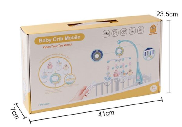 Baby Rattles Crib Mobiles Toy Holder Rotating Mobile Bed Bell Musical Box Projection Newborn Infant Baby Boy Toys - Image 3