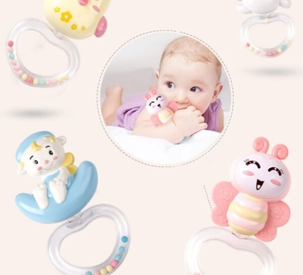 Baby Rattles Crib Mobiles Toy Holder Rotating Mobile Bed Bell Musical Box Projection Newborn Infant Baby Boy Toys - Image 5