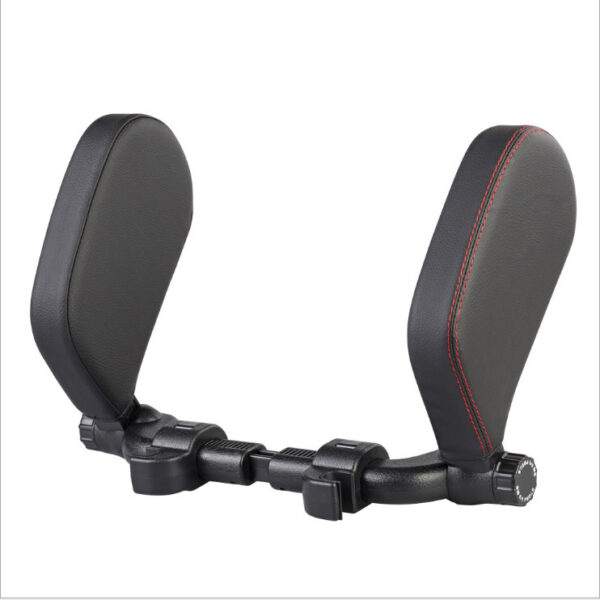 Car headrest pillow Sleep Adjustable Side Car Soft Travel Seat Headrest Auto Leather Support Neck Pillow Cushion car accessories - Image 5