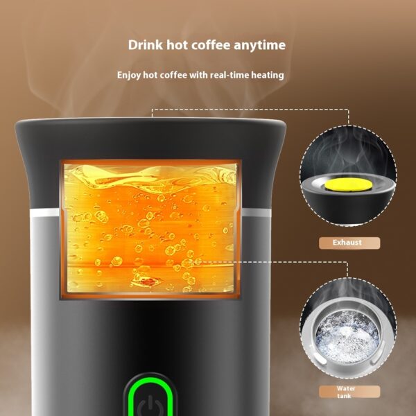 Electric Grinder Coffee Travel Handy 3 In1 Espresso Portable Coffee Espresso Maker Machine Cafe Portable Capsule Coffee Machine Kitchen Gadgets - Image 7