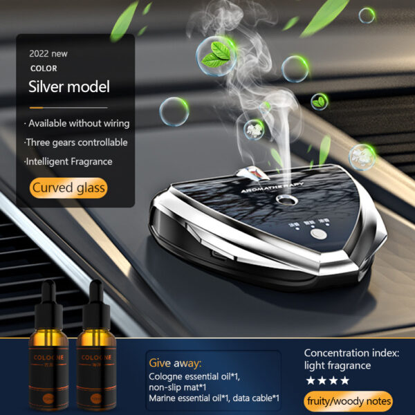 Fashion Smart Car Air Purifier Aromatherapy - Image 3