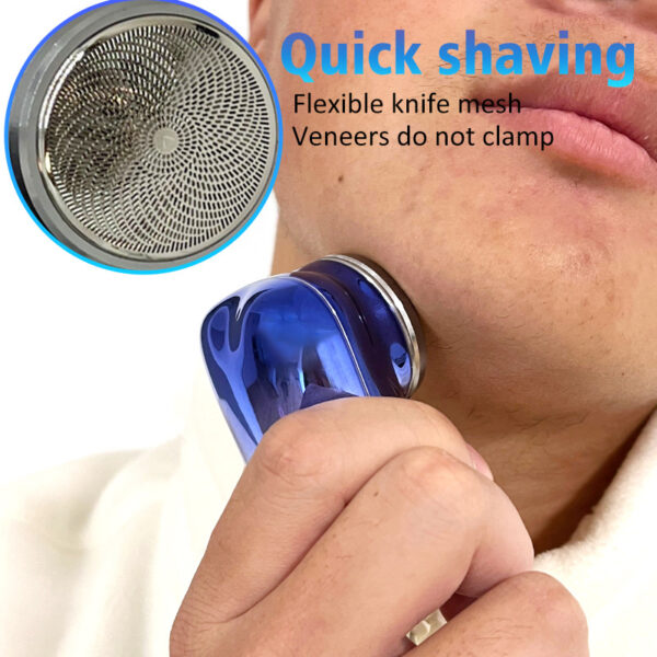 Mini Portable Face Cordless Shavers Rechargeable USB Electric Shaver Wet & Dry Painless Small Size Machine Shaving For Men - Image 4