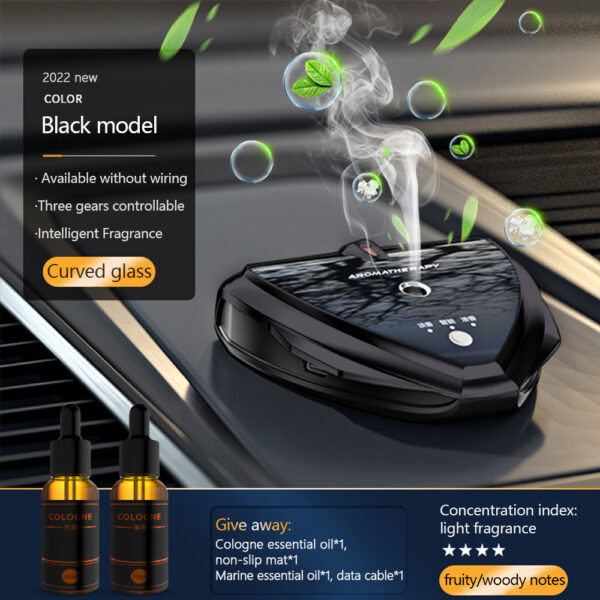 Fashion Smart Car Air Purifier Aromatherapy - Image 2