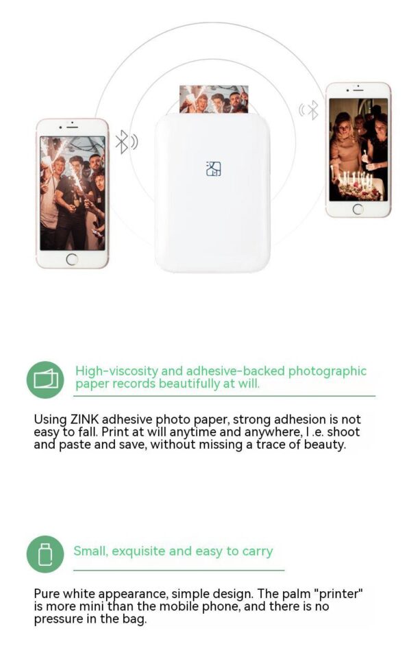 Color Mobile Phone Household Portable Photo Printer - Image 3