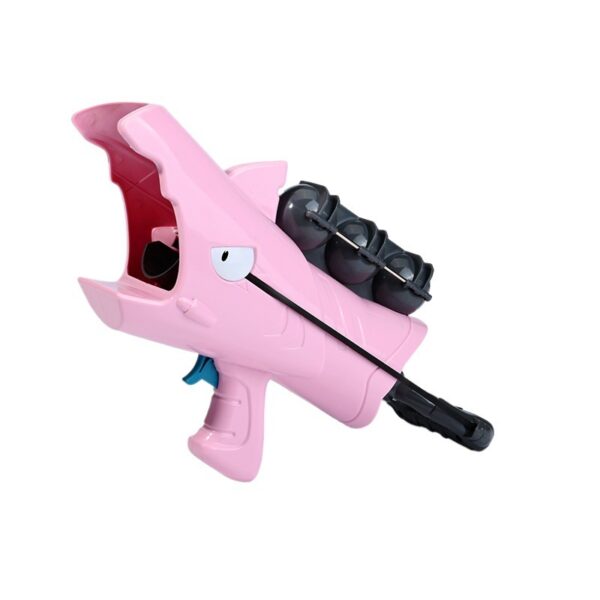 Children's Outdoor Snow Shark Cute Cartoon Snowball Gun  Launcher Clip  Fight Toy - Image 5