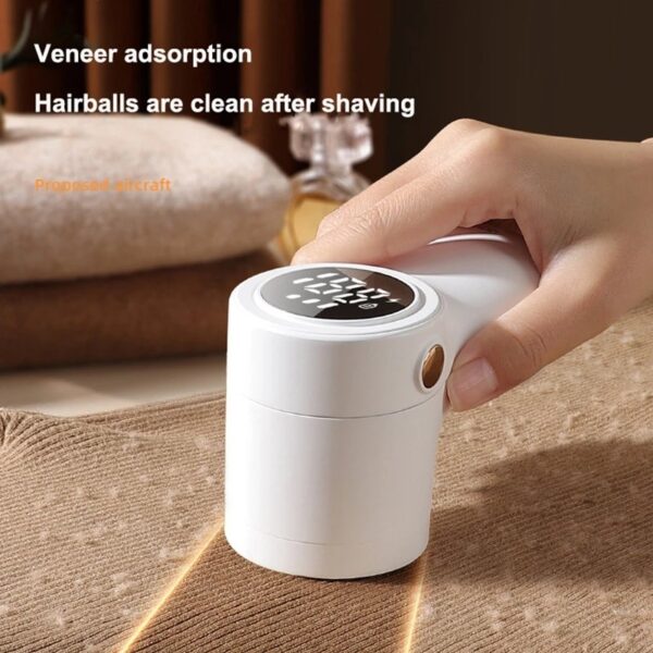 New Lint Remover Electric Hairball Trimmer Smart LED Digital Display Fabric USB Charging Portable Professional Fast Household - Image 4